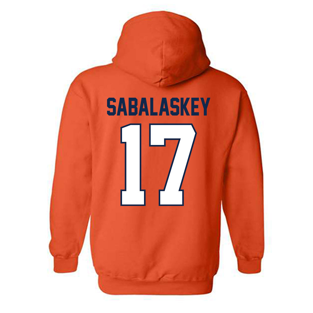 Illinois - NCAA Softball : Abby Sabalaskey - Sports Shersey Hooded Sweatshirt-1