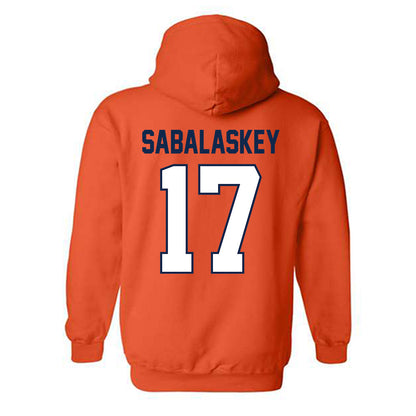 Illinois - NCAA Softball : Abby Sabalaskey - Sports Shersey Hooded Sweatshirt-1