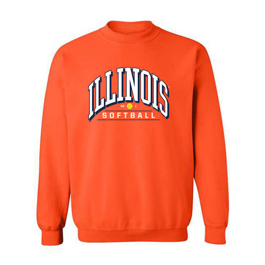 Illinois - NCAA Softball : Ellie Haggard - Sports Shersey Crewneck Sweatshirt-0