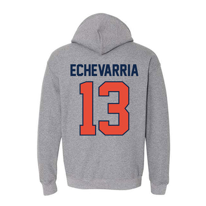 Illinois - NCAA Softball : Eden Echevarria - Sports Shersey Hooded Sweatshirt-1