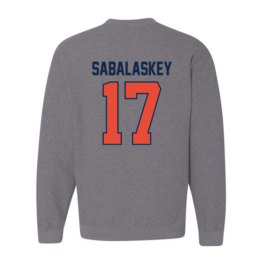 Illinois - NCAA Softball : Abby Sabalaskey - Sports Shersey Crewneck Sweatshirt-1