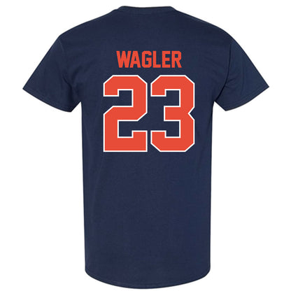 Illinois - NCAA Men's Basketball : Keaton Wagler - Sports Shersey T-Shirt-1