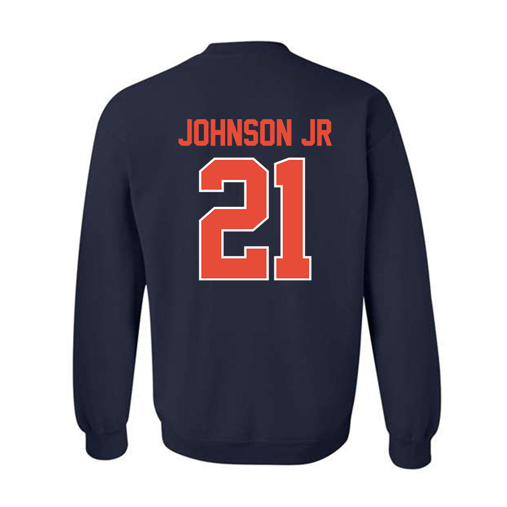 Illinois - NCAA Men's Basketball : Morez Johnson Jr - Sports Shersey Crewneck Sweatshirt-1