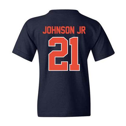 Illinois - NCAA Men's Basketball : Morez Johnson Jr - Sports Shersey Youth T-Shirt-1