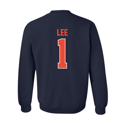 Illinois - NCAA Men's Basketball : Brandon Lee - Sports Shersey Crewneck Sweatshirt-1