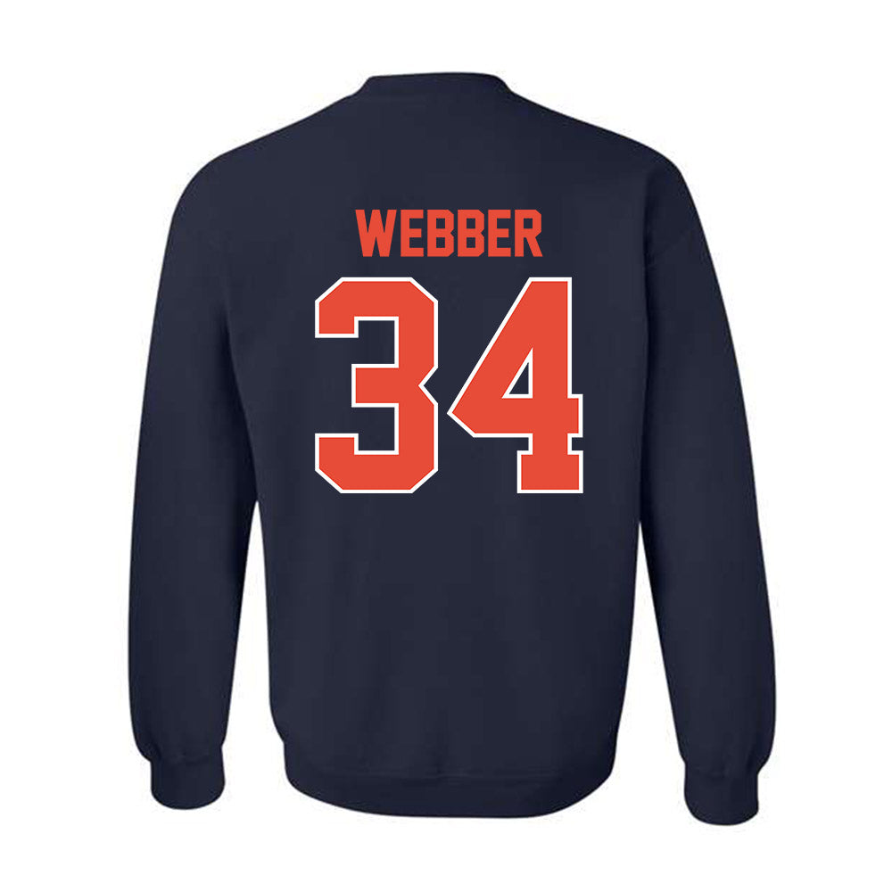 Illinois - NCAA Women's Basketball : Maddie Webber - Sports Shersey Crewneck Sweatshirt-1
