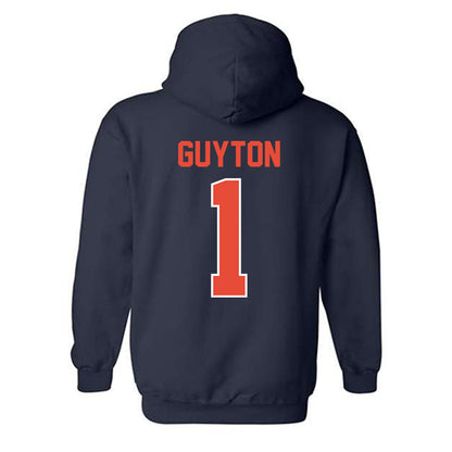 Illinois - NCAA Women's Basketball : Aaliyah Guyton - Sports Shersey Hooded Sweatshirt-1
