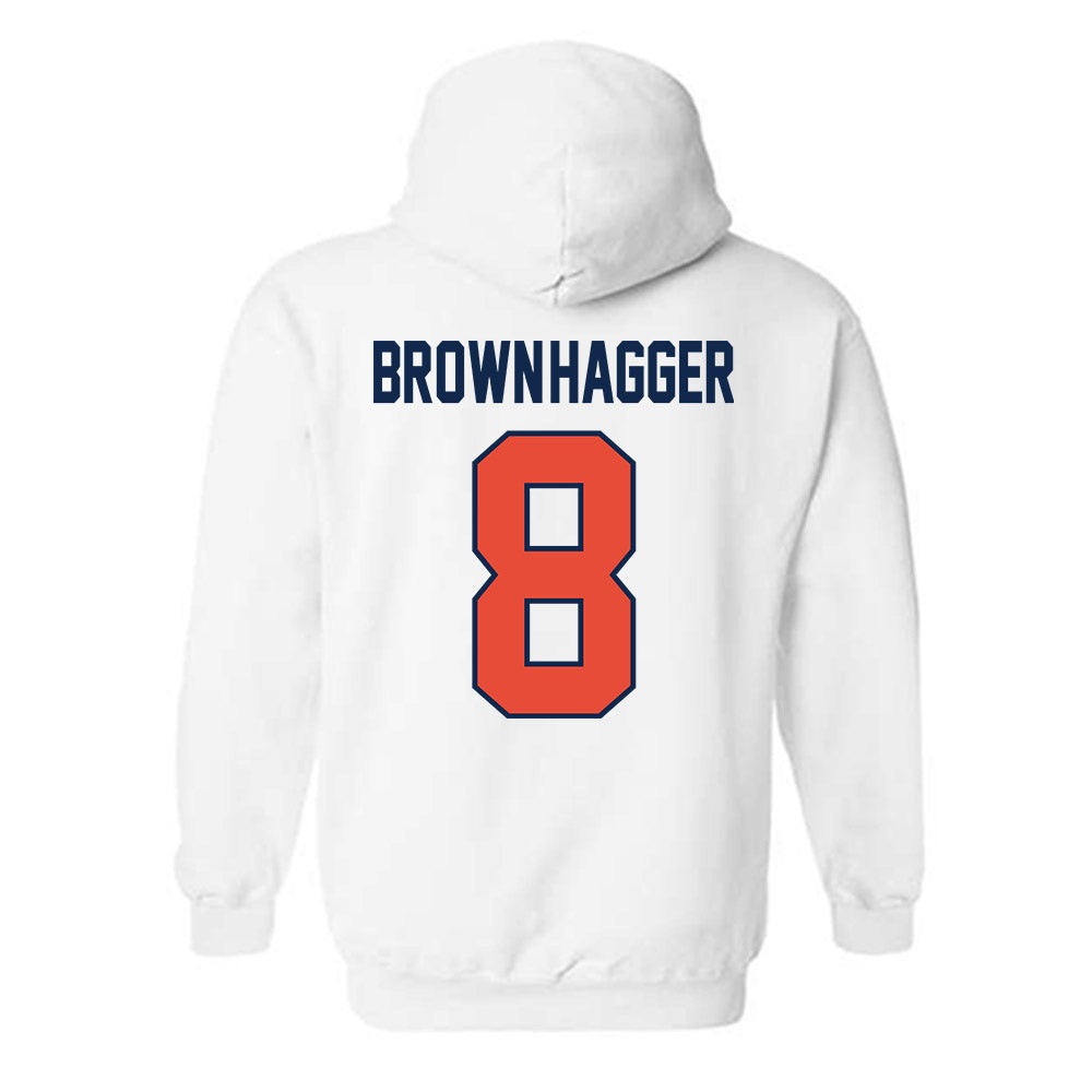 Illinois - NCAA Women's Basketball : Jasmine Brown-Hagger - Sports Shersey Hooded Sweatshirt-1