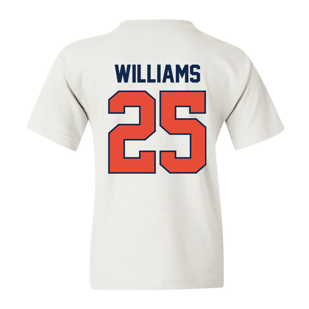 Illinois - NCAA Men's Basketball : Max Williams - Youth T-Shirt Sports Shersey