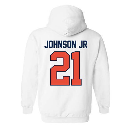 Illinois - NCAA Men's Basketball : Morez Johnson Jr - Sports Shersey Hooded Sweatshirt-1