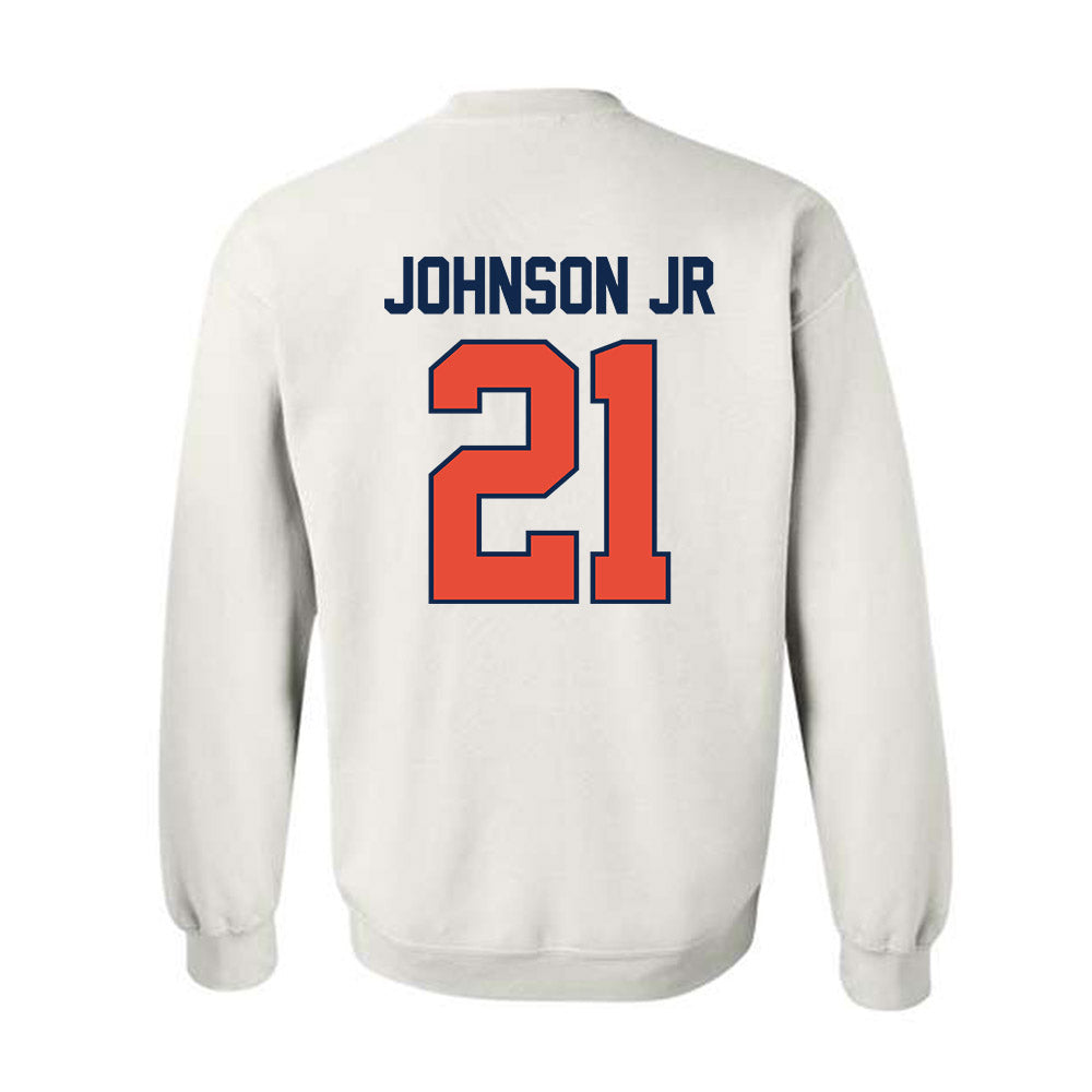 Illinois - NCAA Men's Basketball : Morez Johnson Jr - Sports Shersey Crewneck Sweatshirt-1