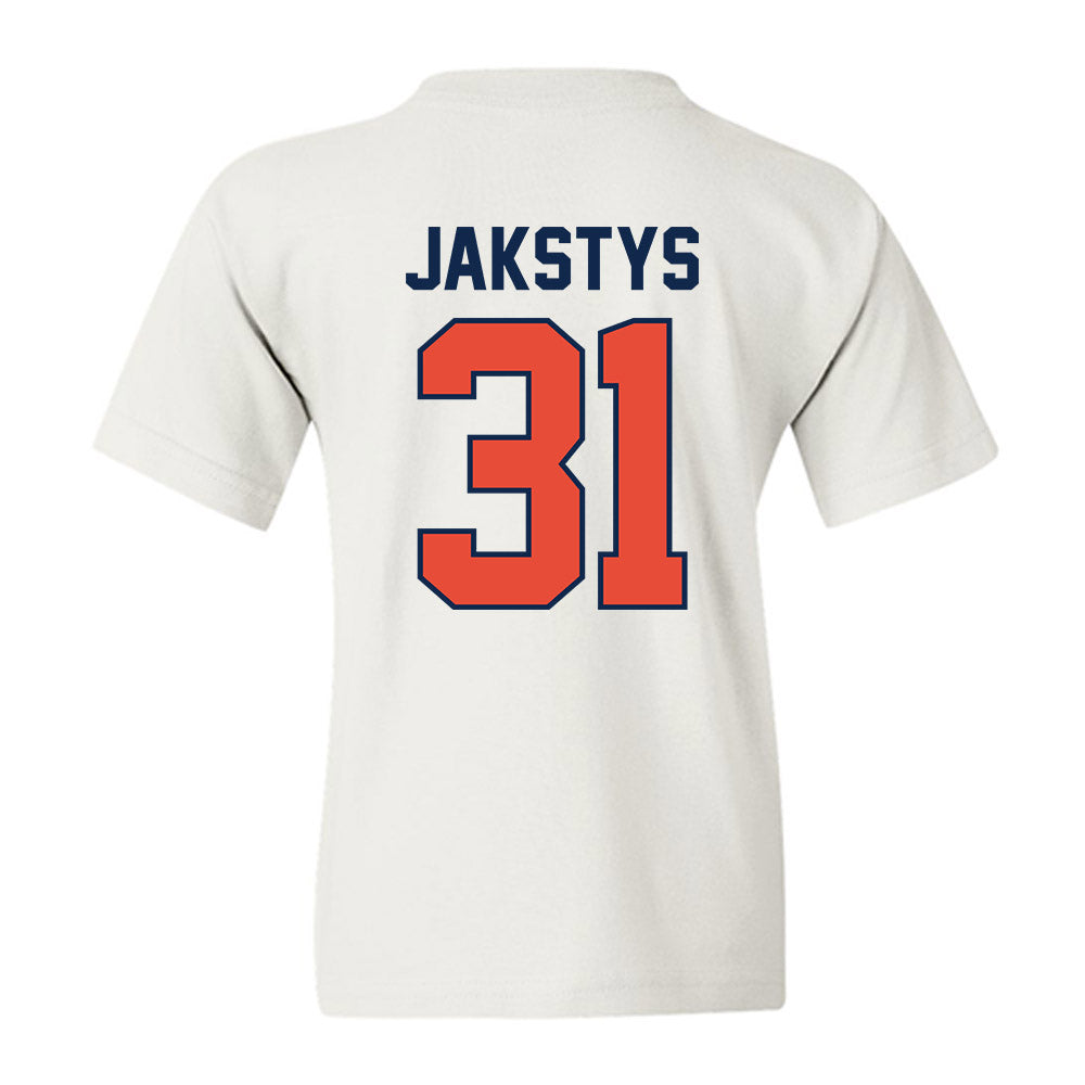 Illinois - NCAA Men's Basketball : Jason Jakstys - Sports Shersey Youth T-Shirt-1