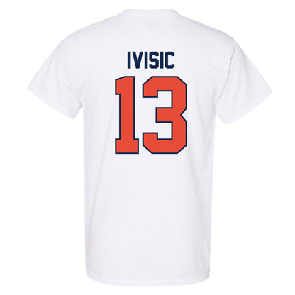 Illinois - NCAA Men's Basketball : Tomislav Ivisic - Sports Shersey T-Shirt-1