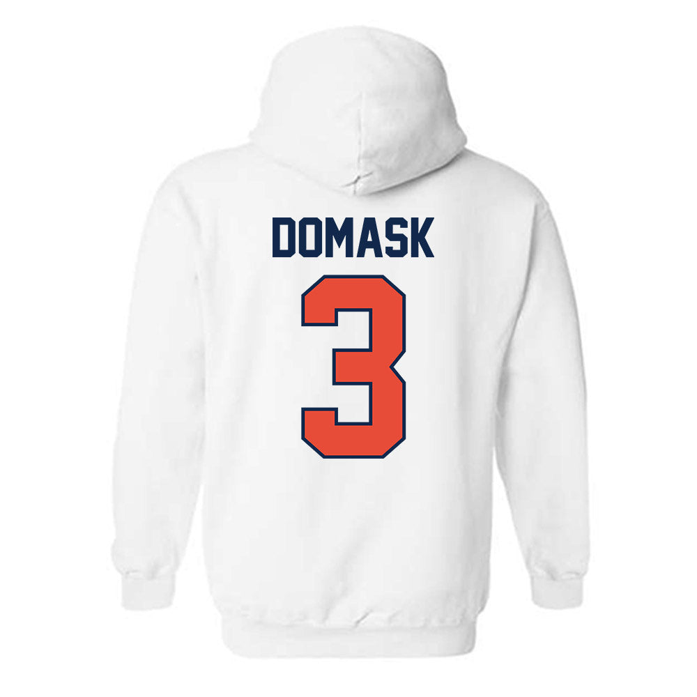 Illinois - NCAA Men's Basketball : Marcus Domask - Hooded Sweatshirt Sports Shersey