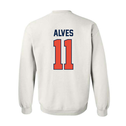 Illinois - NCAA Women's Basketball : Manuella Alves - Sports Shersey Crewneck Sweatshirt-1