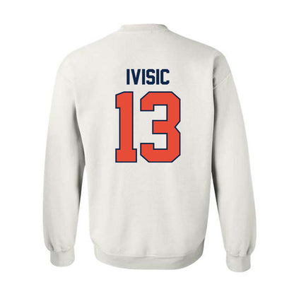 Illinois - NCAA Men's Basketball : Tomislav Ivisic - Sports Shersey Crewneck Sweatshirt-1
