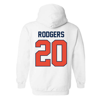 Illinois - NCAA Men's Basketball : Ty Rodgers - Hooded Sweatshirt Sports Shersey