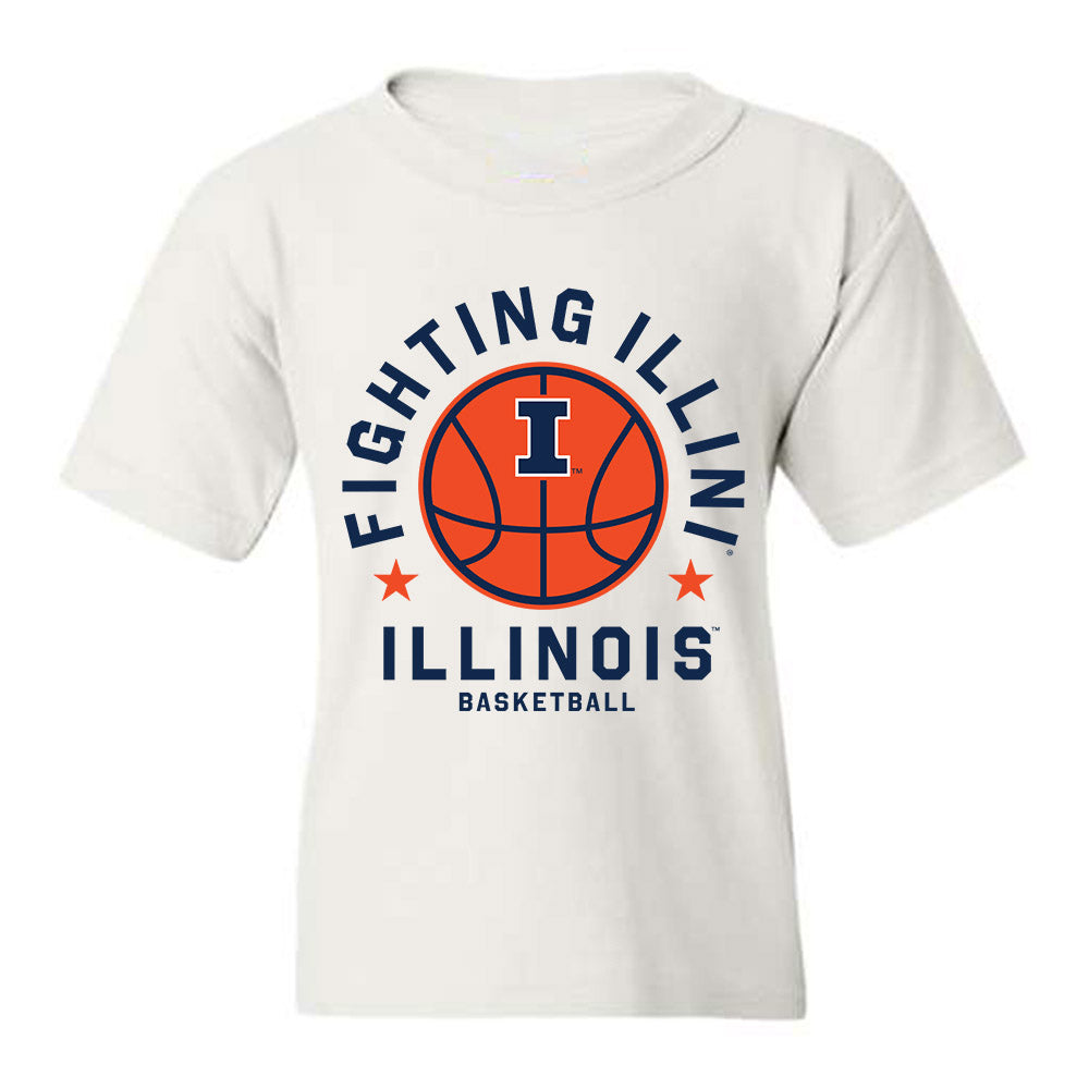 Illinois - NCAA Men's Basketball : Max Williams - Youth T-Shirt Sports Shersey