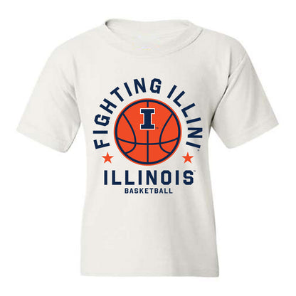 Illinois - NCAA Men's Basketball : Morez Johnson Jr - Sports Shersey Youth T-Shirt-0