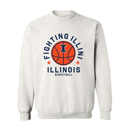 Illinois - NCAA Men's Basketball : Jason Jakstys - Sports Shersey Crewneck Sweatshirt-0