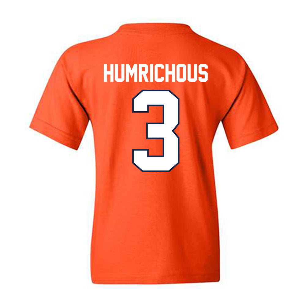 Illinois - NCAA Men's Basketball : Benjamin Humrichous - Sports Shersey Youth T-Shirt-1