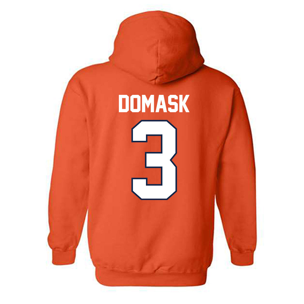 Illinois - NCAA Men's Basketball : Marcus Domask - Hooded Sweatshirt Sports Shersey