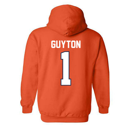 Illinois - NCAA Women's Basketball : Aaliyah Guyton - Sports Shersey Hooded Sweatshirt-1