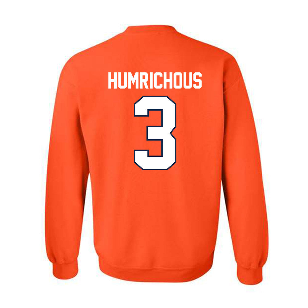 Illinois - NCAA Men's Basketball : Benjamin Humrichous - Sports Shersey Crewneck Sweatshirt-1