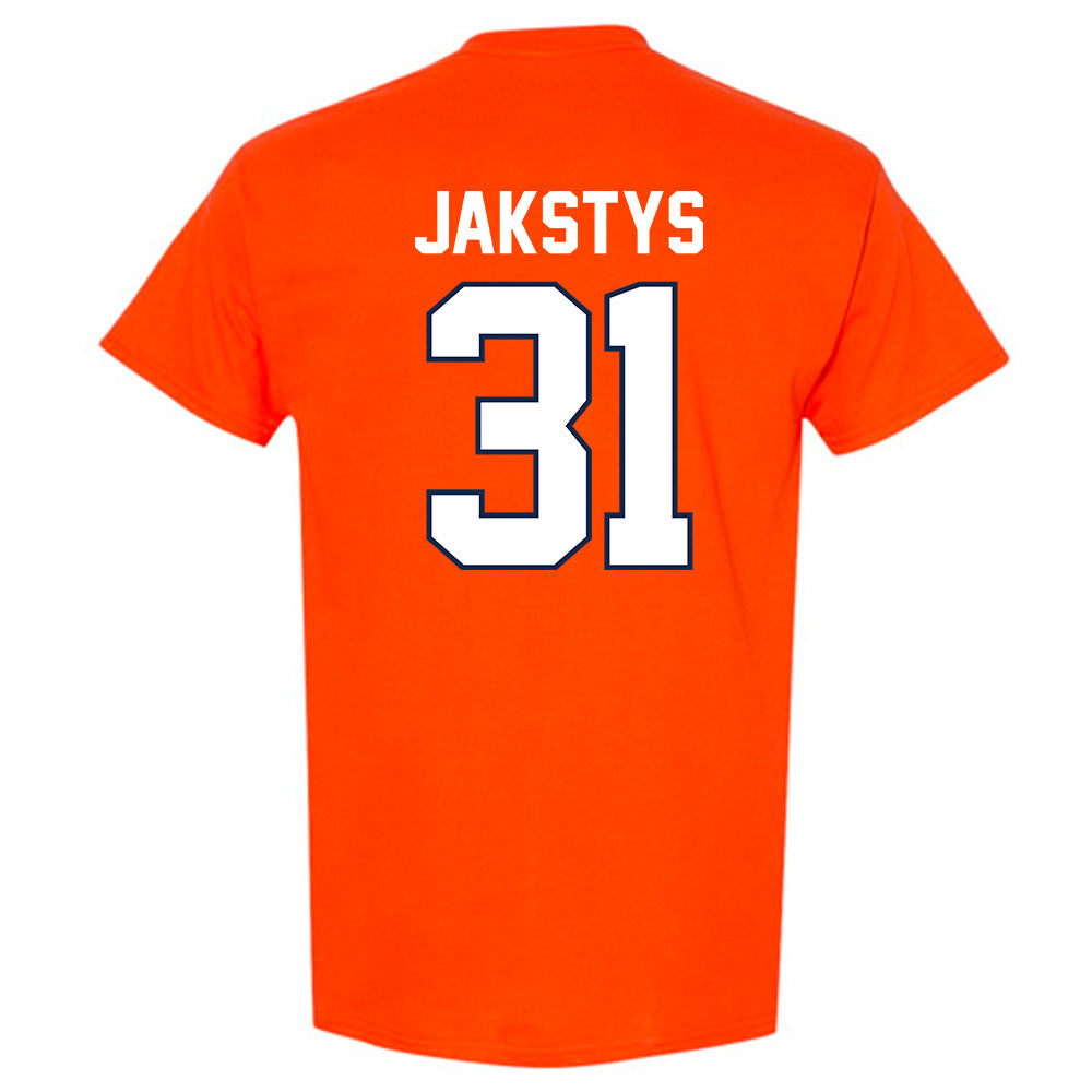 Illinois - NCAA Men's Basketball : Jason Jakstys - Sports Shersey T-Shirt-1