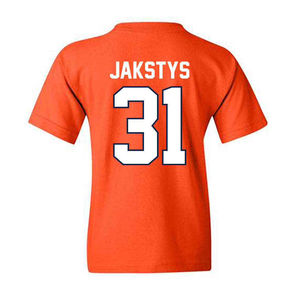 Illinois - NCAA Men's Basketball : Jason Jakstys - Sports Shersey Youth T-Shirt-1