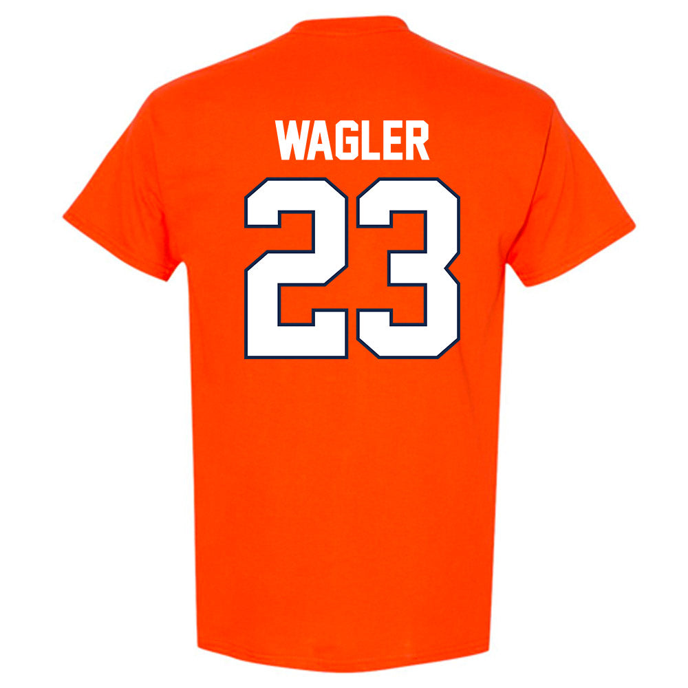 Illinois - NCAA Men's Basketball : Keaton Wagler - Sports Shersey T-Shirt-1