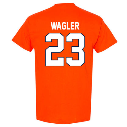 Illinois - NCAA Men's Basketball : Keaton Wagler - Sports Shersey T-Shirt-1