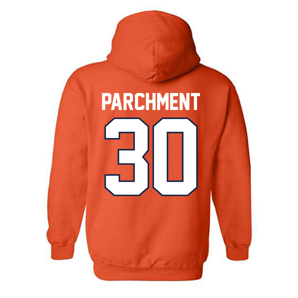 Illinois - NCAA Women's Basketball : Cearah Parchment - Sports Shersey Hooded Sweatshirt-1