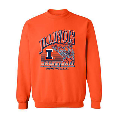 Illinois - NCAA Men's Basketball : Jason Jakstys - Sports Shersey Crewneck Sweatshirt-0