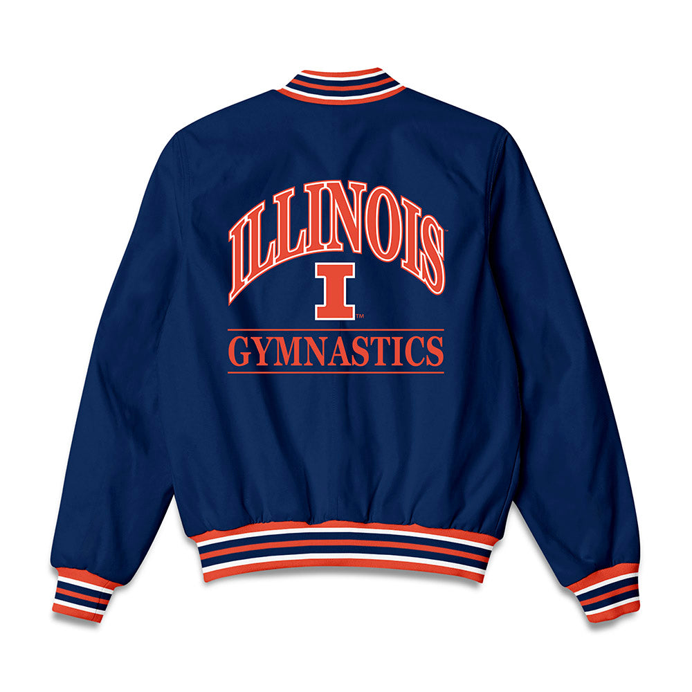 Illinois - NCAA Men's Gymnastics : Ryan Vanichtheeranont - Bomber Jacket