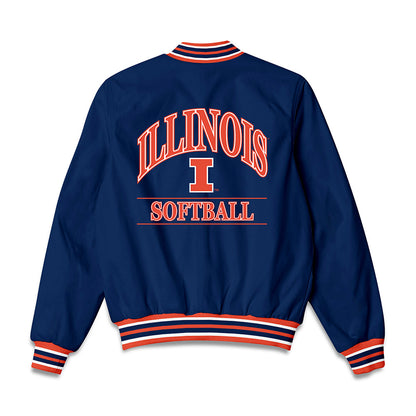 Illinois - NCAA Softball : Eden Echevarria - Bomber Jacket-1