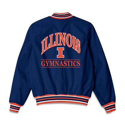 Illinois - NCAA Men's Gymnastics : Connor Micklos - Bomber Jacket