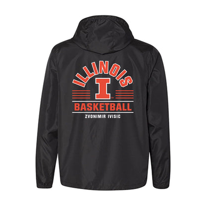 Illinois - NCAA Men's Basketball : Zvonimir Ivisic - Windbreaker-1