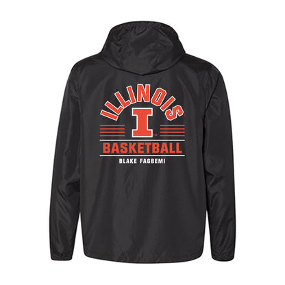 Illinois - NCAA Men's Basketball : Blake Fagbemi - Windbreaker-1
