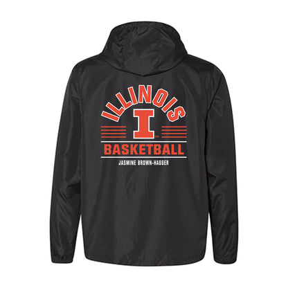 Illinois - NCAA Women's Basketball : Jasmine Brown-Hagger - Windbreaker-1