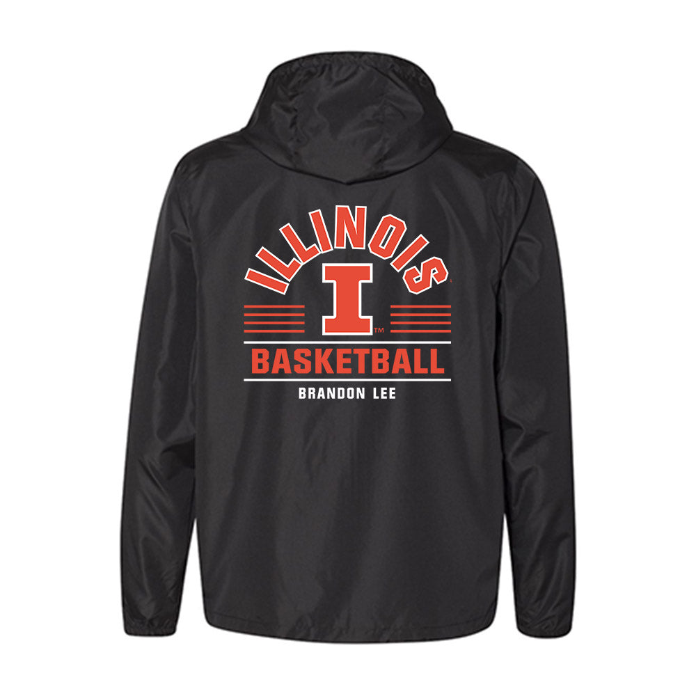 Illinois - NCAA Men's Basketball : Brandon Lee - Windbreaker-1