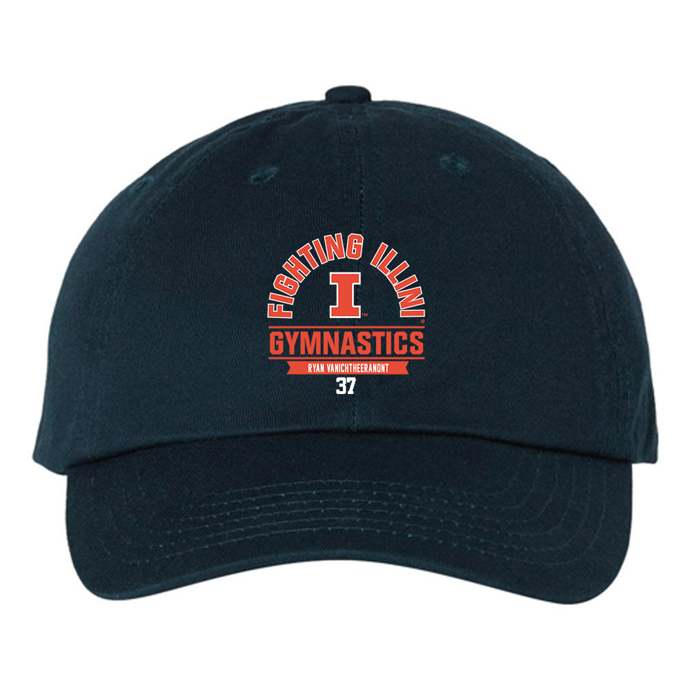 Illinois - NCAA Men's Gymnastics : Ryan Vanichtheeranont - Dad Hat