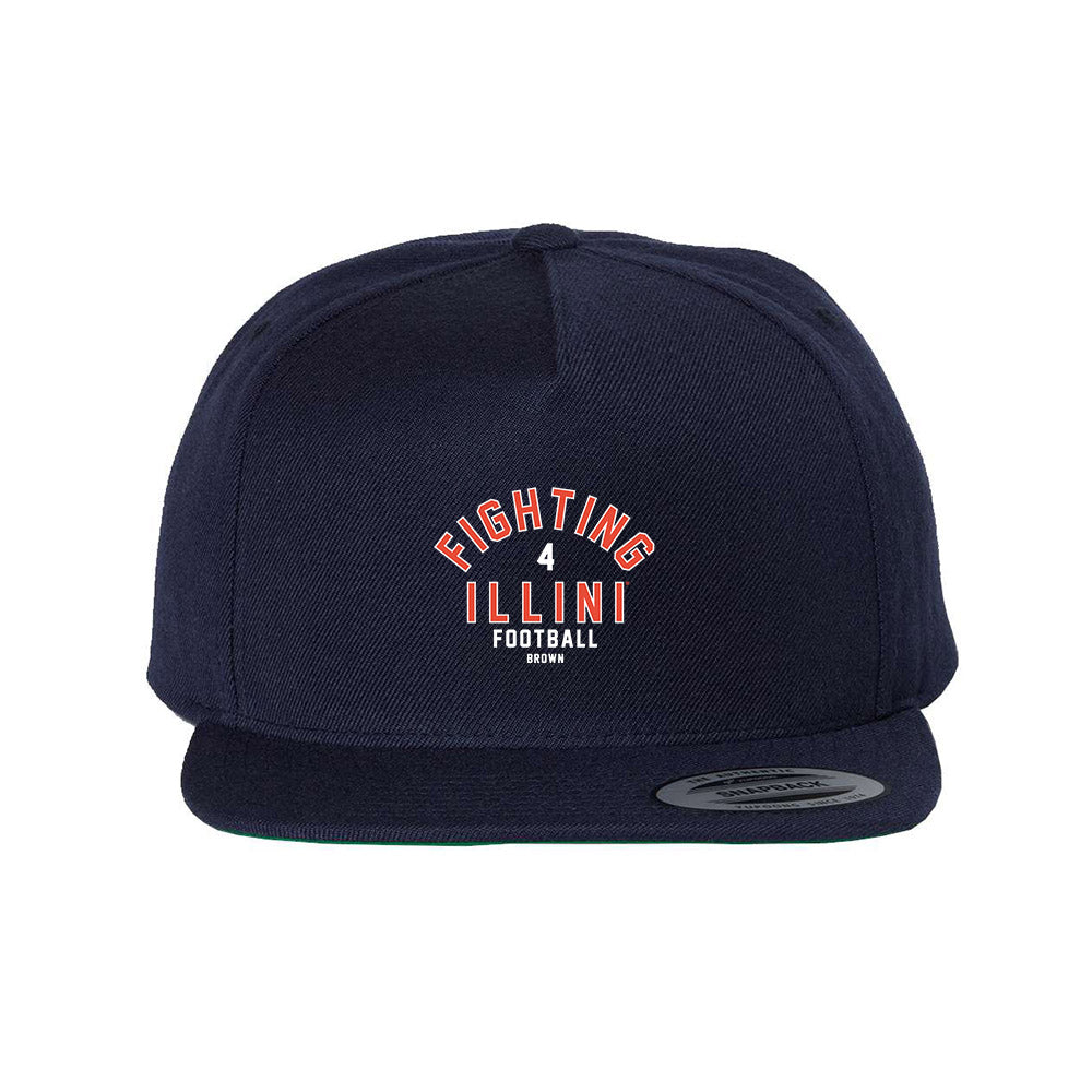 Illinois - NCAA Football : Daniel Brown - Snapback Hat