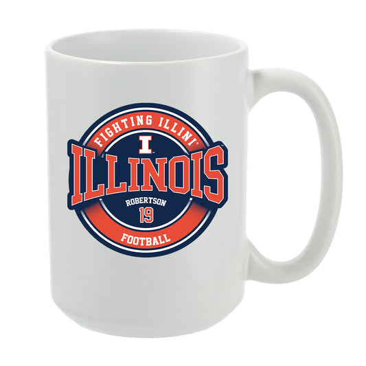 Illinois - NCAA Football : Hugh Robertson - Mug