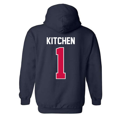 Arizona - NCAA Women's Basketball : Kamryn Kitchen - Classic Shersey Hooded Sweatshirt-1