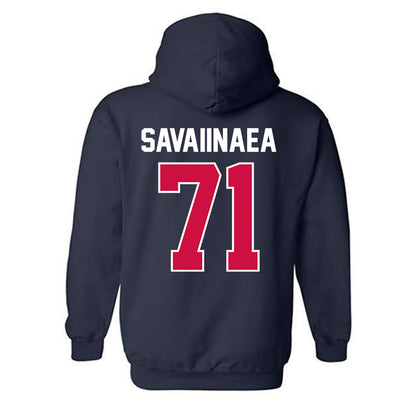 Arizona - NCAA Football : Jonah Savaiinaea - Classic Shersey Hooded Sweatshirt