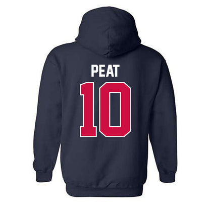 Arizona - NCAA Men's Basketball : Koa Peat - Classic Shersey Hooded Sweatshirt-1