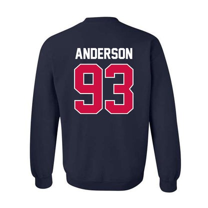 Arizona - NCAA Football : Jarra Anderson - Classic Shersey Crewneck Sweatshirt-1