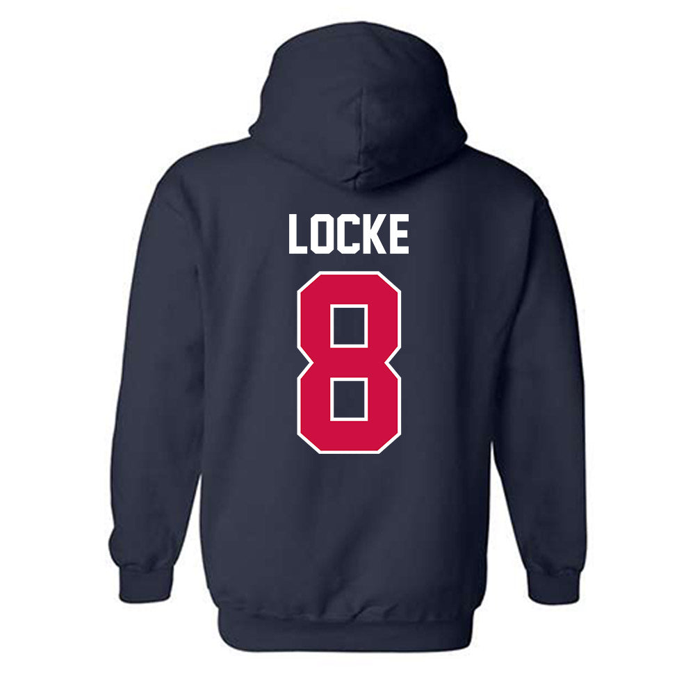 Arizona - NCAA Football : Braedyn Locke - Classic Shersey Hooded Sweatshirt-1