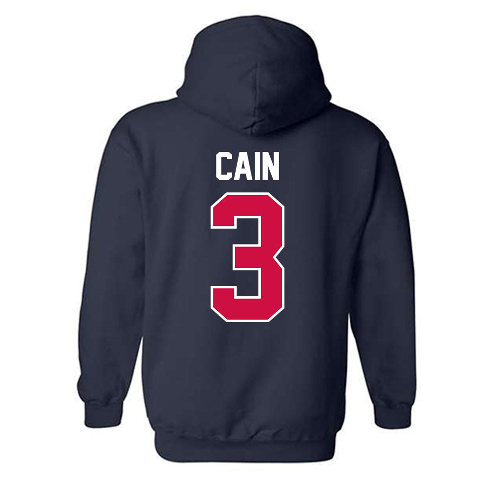 Arizona - NCAA Baseball : Andrew Cain - Classic Shersey Hooded Sweatshirt-1